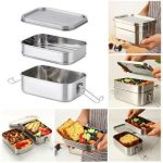 boîte repas compartimentée inox