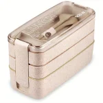 Lunch box avec cuillères intégrées